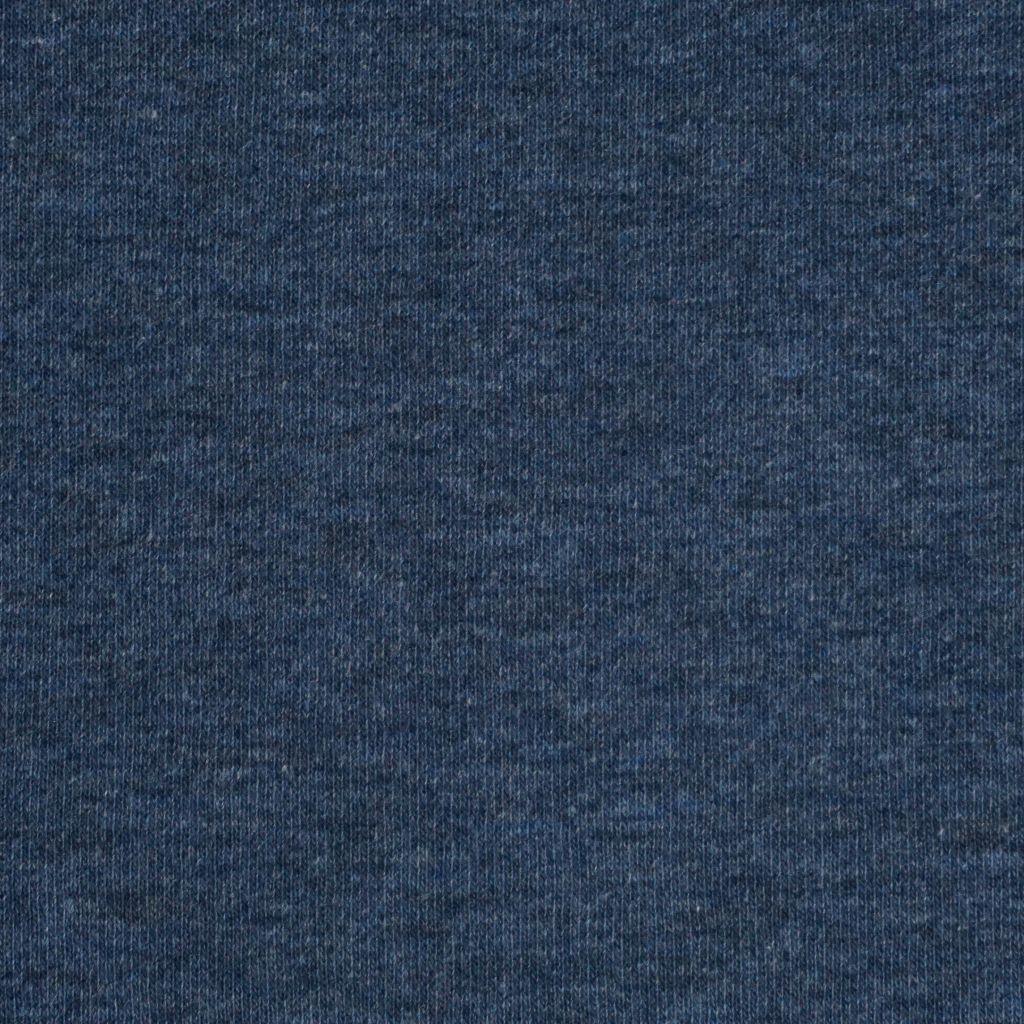 Heavy Sweat Stoff 82% CO uni jeansblau meliert
